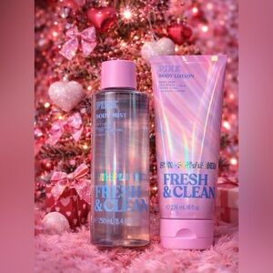 Victoria’s Secret PINK Sun Splashed Fresh & Clean Body Mist & Lotion Set –